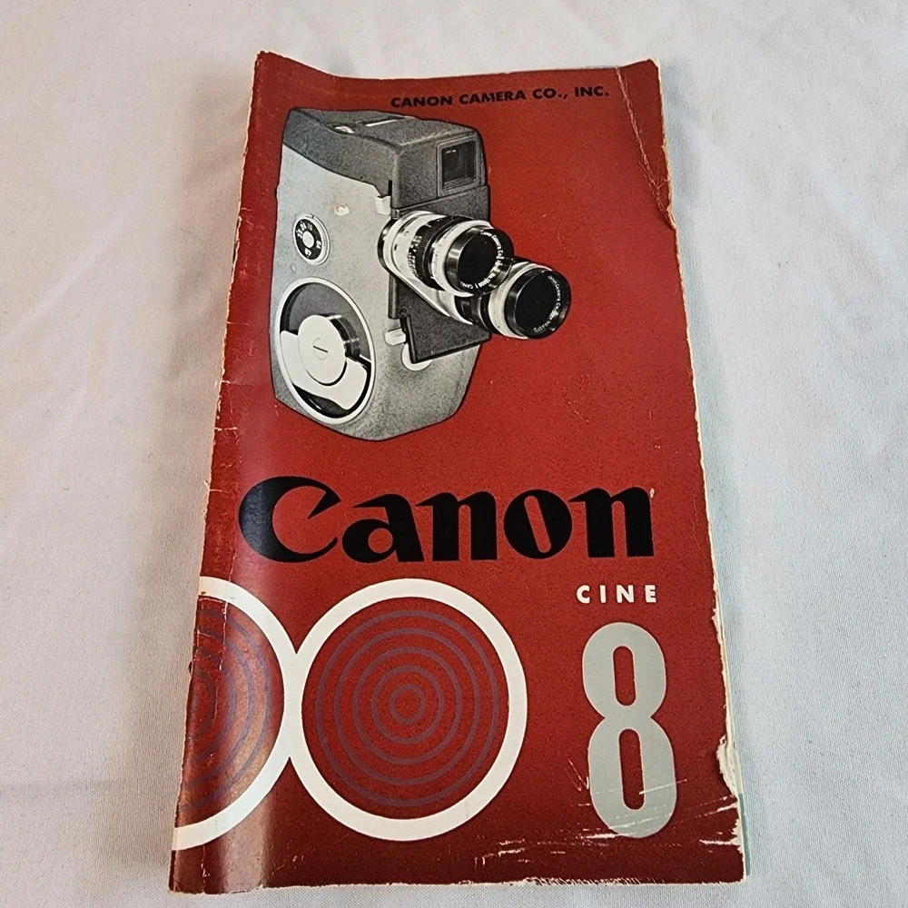Vintage Original Canon Cine 8 Movie Camera Instruction Manual 1957